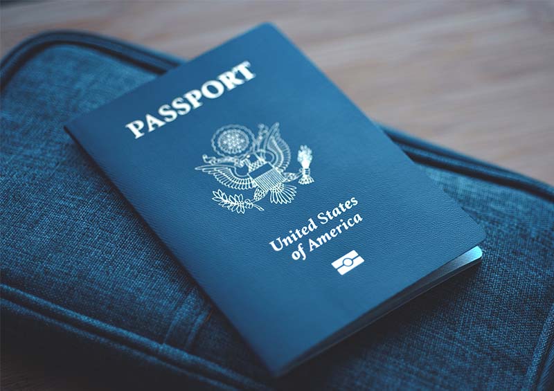 Потеря паспорта США