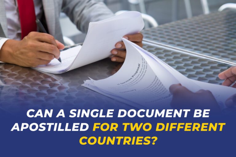 Can a Single Document Be Apostilled for Two Different Countries?