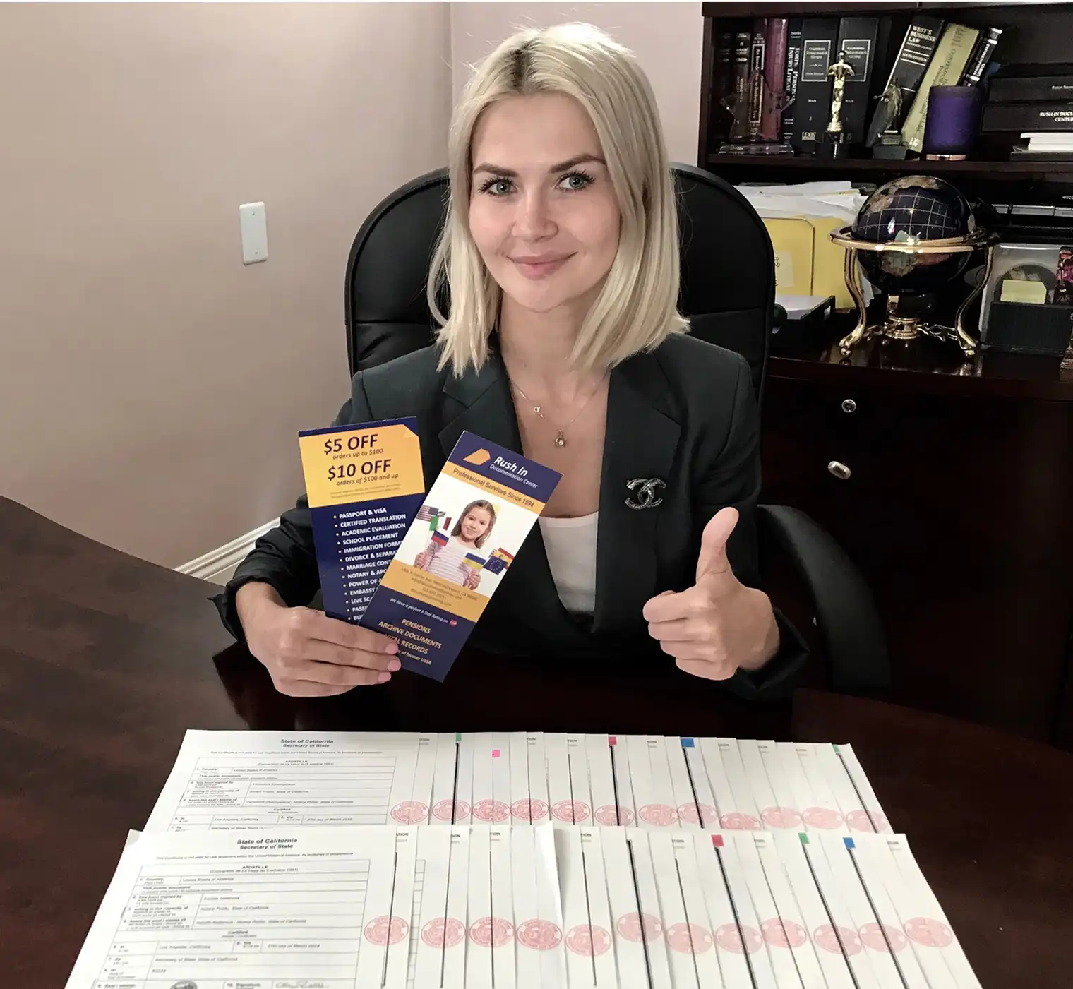 Encino Daily order of Apostilles